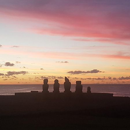 Cabanas Isla De Pascua Hanga Roa Esterno foto