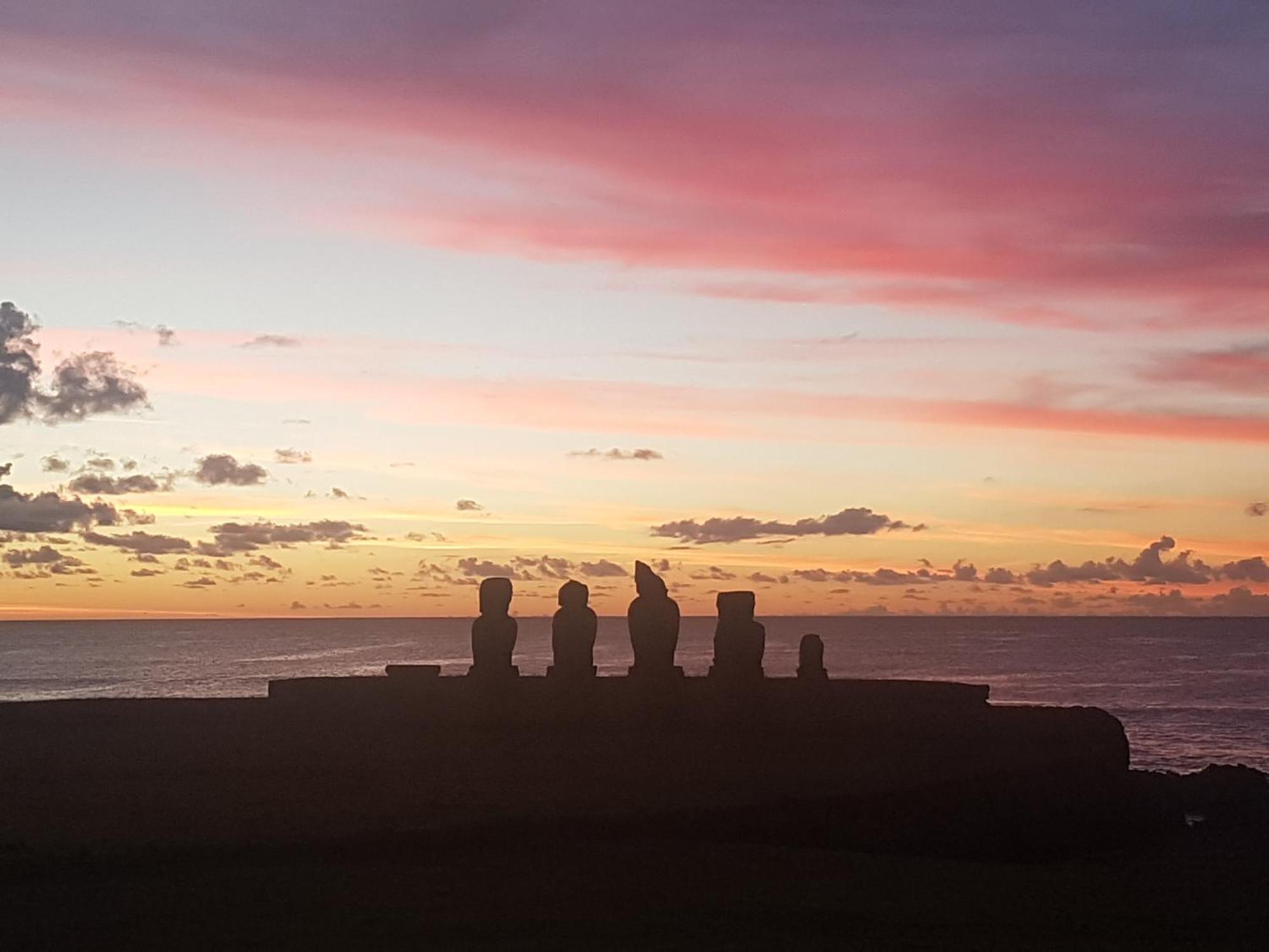 Cabanas Isla De Pascua Hanga Roa Esterno foto